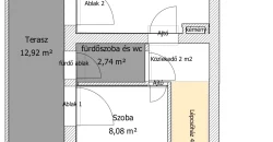 Debrecen, Vadliba utca, ikerház fele eladó